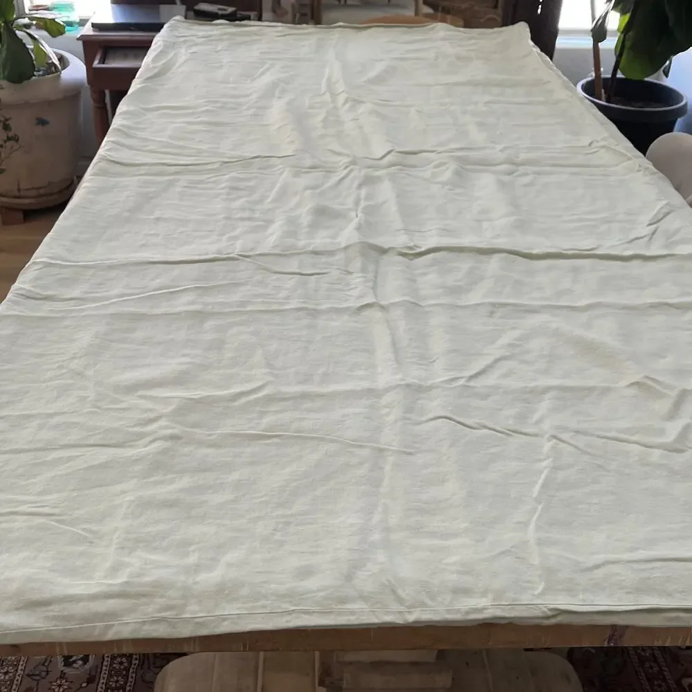 Eileen Fisher Home Duvet Cover Double Queen Size 100% Linen Home Bedding